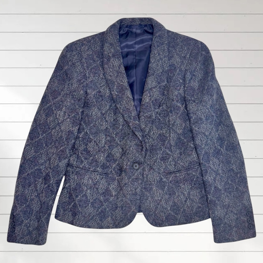 Vintage Orbach’s Blazer Jacket Tweed Equestrian Tailored Wool Blend Heritage S